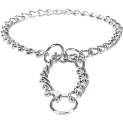 Trixie Single row chain dog collar Size: L-XL Dimensions: 55 cm/4 mm for dog education collar