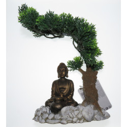 zolux Bonsai Buddha Diffusor. 14.5 x 12 x 20 cm. Aquarium Dekoration Dekoration und anderes