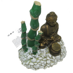 zolux Difusor de Buda de Bambu . 13 x 9 x 12 cm. decoração de aquário Decoração e outros