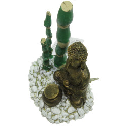 zolux Bamboe Boeddha diffuser . 13 x 9 x 12 cm. aquarium decoratie Decoratie en andere