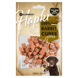 Flamingo Candy cubes of rabbit. Hapki BBQ. for dogs . 85 g. gluten free. Dog treat