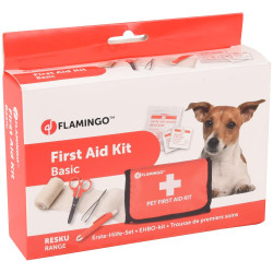 Flamingo Pet Products Apteczka pierwszej pomocy. rozmiar 18 x 12 x 4 cm. dla zwierząt domowych. Soin et hygiène