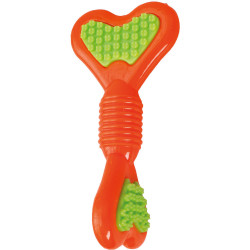 Flamingo Bippa twisted bone chew toy. 15 cm. TPR . per cane. colore casuale. Giocattoli da masticare per cani