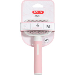 zolux SLICKER brush with soft pin size M, 8.8 x 5.5 x 17 cm. ANAH. range for cats Beauty care