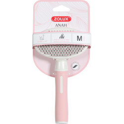 zolux Soft retractable SLICKER brush size M. 10.2 x 5.5 x 18 cm. ANAH range for cats Beauty care