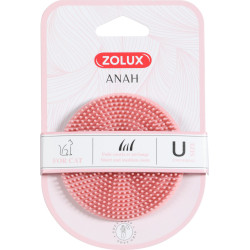 zolux Rubber brush. ø 7.7 cm. ANAH range, for cats. Beauty care