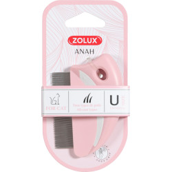 zolux Round flea comb. 8.5 x 5.8 cm. ANAH range, for cats. Beauty care