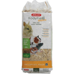 zolux Rodyfield natural litter, 25 Liters, for rodents. 1.070 kg. Litter and shavings for rodents