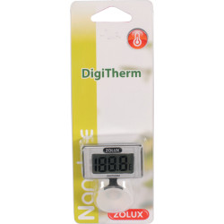 zolux Elektronisches Thermometer mit Saugnapf für das Aquarium. Thermometer