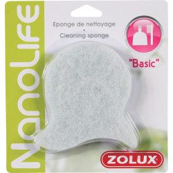 zolux Reinigungsschwamm Basic. für Aquarien. Farbe weiß. Pflege, Reinigung Aquarium