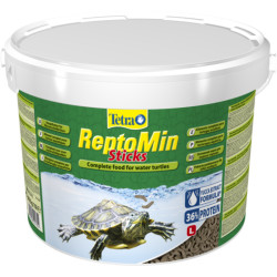 Tetra Tetra reptomin, compleet voer voor waterschildpadden. Emmer van 10 liter. Voedsel
