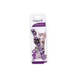 Vadigran Collar para gatos KITTY púrpura 16-25cm x 8mm Collar