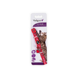 Vadigran Collar gato LOVE rojo 20-30cm x 10mm Collar