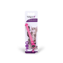 Collier Collier chat FLASHY rose. 20-30cm x 10mm.