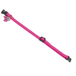 Vadigran Halskette Katze POIS rosa 20-30cm x 10mm Halsband