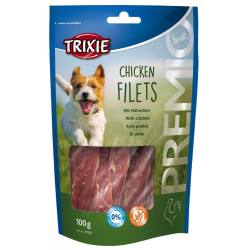 Trixie Una bolsa de golosinas para perros de pechuga de pollo de 100 g Golosinas para perros