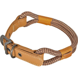 zolux IMAO Hyde Park Halsband. 6 mm x 40 cm. Schokolade. für Hund. Nylon-Halsband