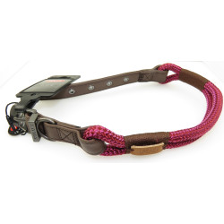 zolux IMAO Hyde Park Halsband. 9 mm x 50 cm. fuchsia . für Hund. Nylon-Halsband
