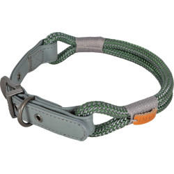 zolux IMAO Hyde park collar. 11 mm x 60 cm. khaki . for dog. Nylon collar