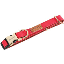 zolux IMAO MAYFAIR Halsband. 20 mm. einstellbar. rote Farbe. für Hund. Halsband