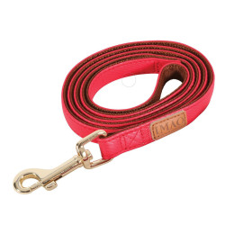 zolux IMAO MAYFAIR lead. 15 mm. x 1.2 meter. red color. for dog. Laisse enrouleur chien