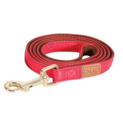 zolux IMAO MAYFAIR lead. 25 mm. x 1.2 meter. red color. for dog. Laisse enrouleur chien