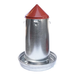 Vadigran Galvanized feed silo. capacity 14 litres. ø 33 cm. for poultry. Feeder