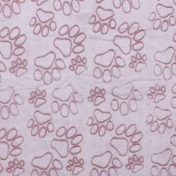 Flamingo LALIA blanket. Größe S. 70 x 100cm. altrosa. für Hunde. hundedecke