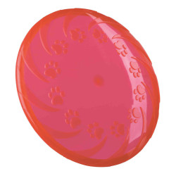 Trixie Frisbee. Disco para cães, TPR, flutuante para cães. ø 22 cm. Cores: aleatórias. Brinquedo de cão