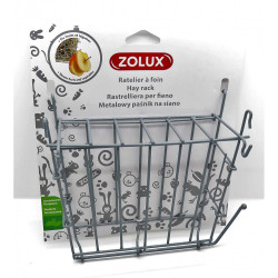 zolux Grey metal hay rack. 20 x 6 x 18 cm. for rodents. Rodents / Rabbits