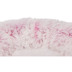 Trixie Letto rotondo Harvey bianco-rosato ø 50 cm. per gatto e cane di piccola taglia. Cuscino per cani