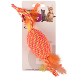 Flamingo oranje BIBI-rol 29 cm. Kattenspeelgoed. Spelletjes