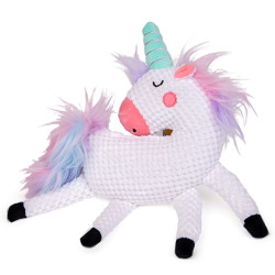 Vadigran Unicorno cavallo di peluche 32 cm, giocattolo per cani. Peluche per cani