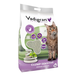 Vadigran Bentonitowy żwirek dla kotów Sensitive bez zapachu. 12 litrów lub 12 kg żwirku dla kotów. Litiere