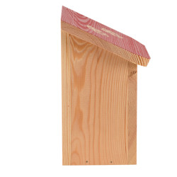 Esschert Design Casa de la mariquita, techo coloreado con silueta de mariquita. Mariquitas
