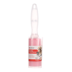 Flamingo Rolo de pêlo reutilizável 23 cm. de cor aleatória. para gatos. Luvas e cilindros de limpeza