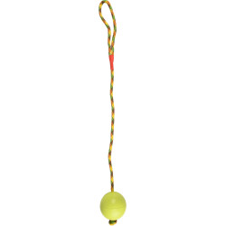 Balles pour chien Balle avec corde. verte . 58 cm. pour chien