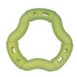 Vadigran TPR Apfel grün Hund Ring 12 cm. Spiele a Belohnung Süßigkeit