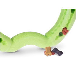 Vadigran Anillo de perro de TPR verde manzana 12 cm. Juegos de recompensa caramelos