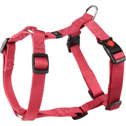 Flamingo Szelki H Ziggi cherry red neckband 35 -50 cm 15 MM rozmiar S/M dla psów harnais chien