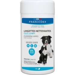 Hygiène et santé du chien Lingettes nettoyantes multi-usages pour chien, chat et rongeur