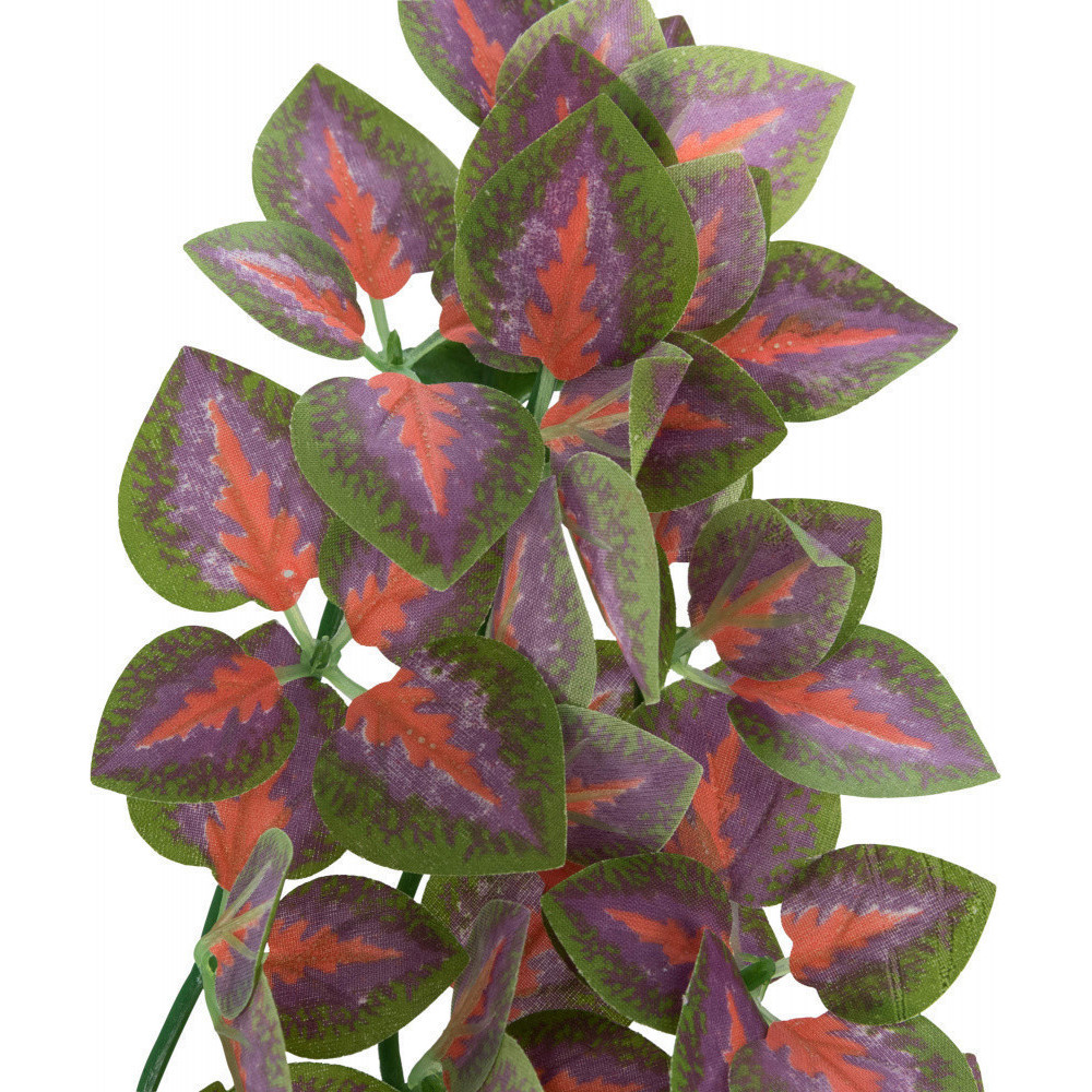 Décoration et autre Plante en tissu à suspendre, Folium Perillae, pour reptiles. 30 cm.