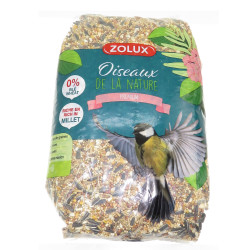 zolux Premium Hirse-Saatgutmischung 2,5 kg . für Vögel Nahrung Samen