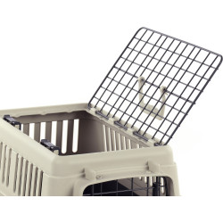 Cage de transport Cage de transport Neto XS 33 x 50 x 33 cm grise pour chien max 7 kg