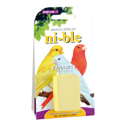 Complément alimentaire Pierre minérale ESVE NI-BLE jaune 40 g. pour canari