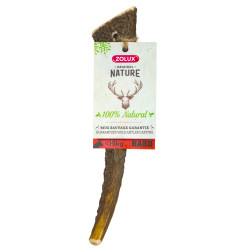zolux Hard deer antlers, about 15 cm, for dogs under 15 kg. Dog treat
