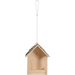 zolux Cup Castor 3 in 1 vogelvoederhuisje met houten dak Vogelvoeders voor buiten