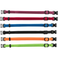 animallparadise 6 collars S-M 17 to 25 cm x 10 mm for puppies, 6 different colors Puppy collar