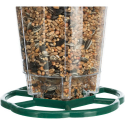 animallparadise Comedero de semillas para pájaros 1,4 Litros - 22 cm Alimentador de semillas