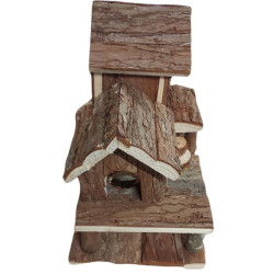animallparadise Casa in betulla di legno naturale per piccoli roditori. Letti, amache, nanne